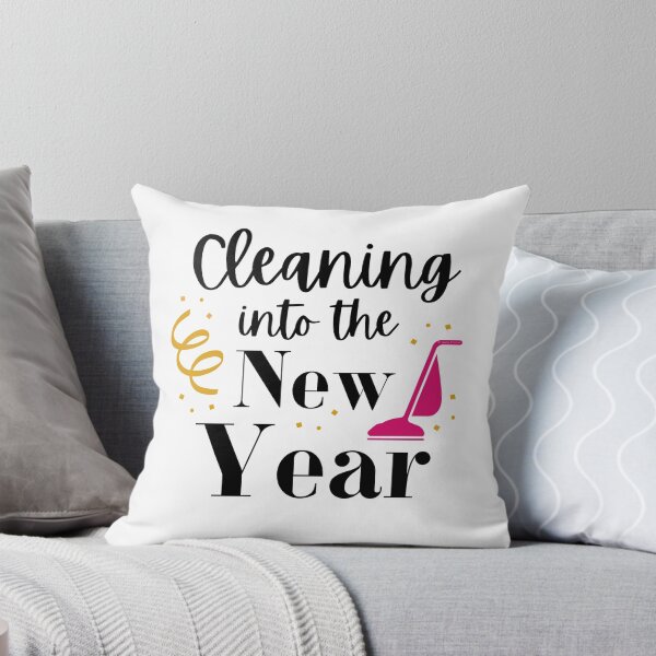 Item preview, Cleaning Into the New Year Cleaning Lady Gift Housekeeping Fun designed and sold by SavvyCleaner.