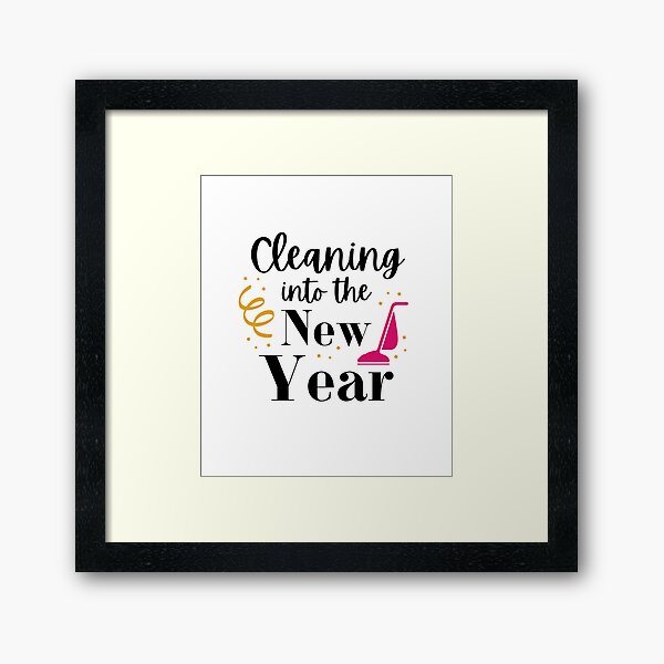 Item preview, Cleaning Into the New Year Cleaning Lady Gift Housekeeping Fun designed and sold by SavvyCleaner.