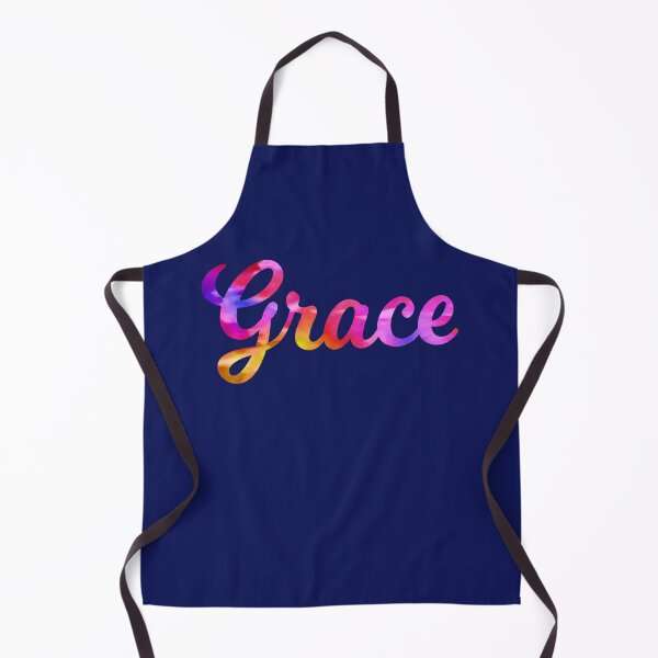 Item preview, Grace girl's name multi-color fun designed and sold by ComicKitsch.