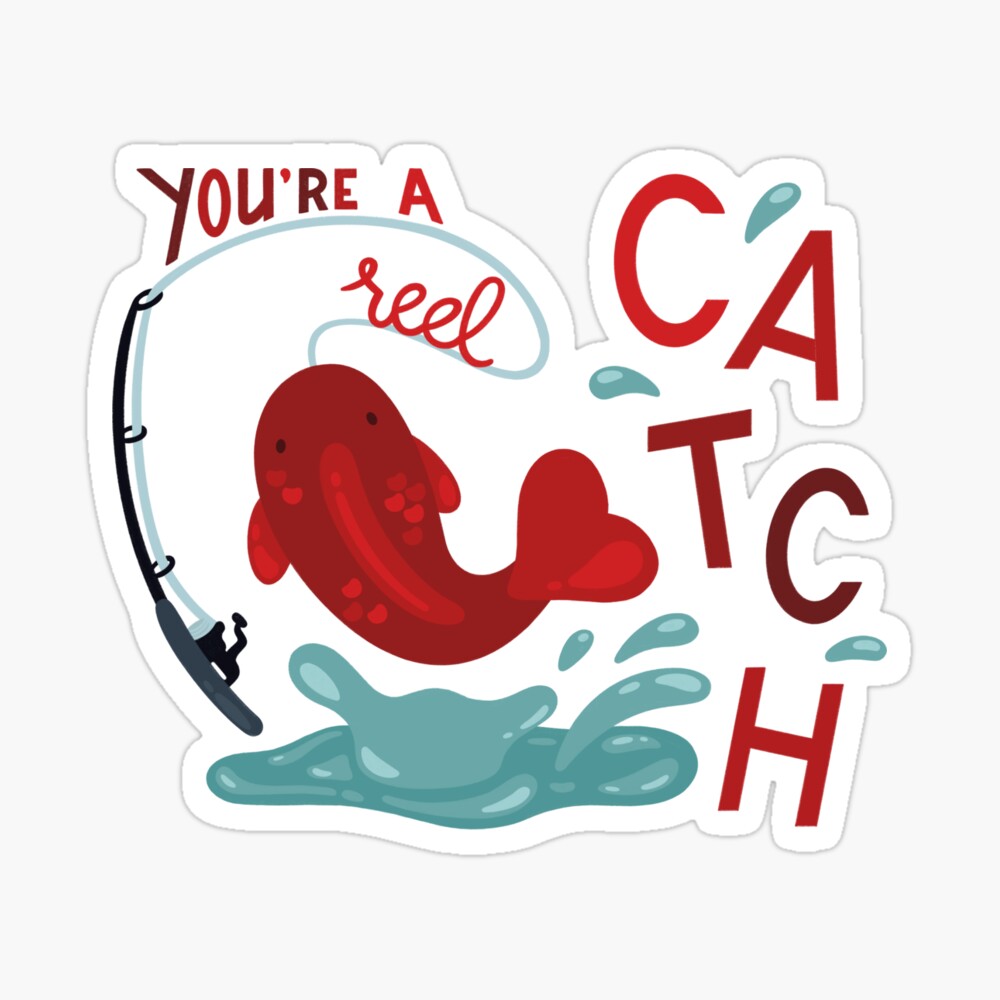 You're a Reel Catch Greeting Card for Sale by ChrisRoseStudio
