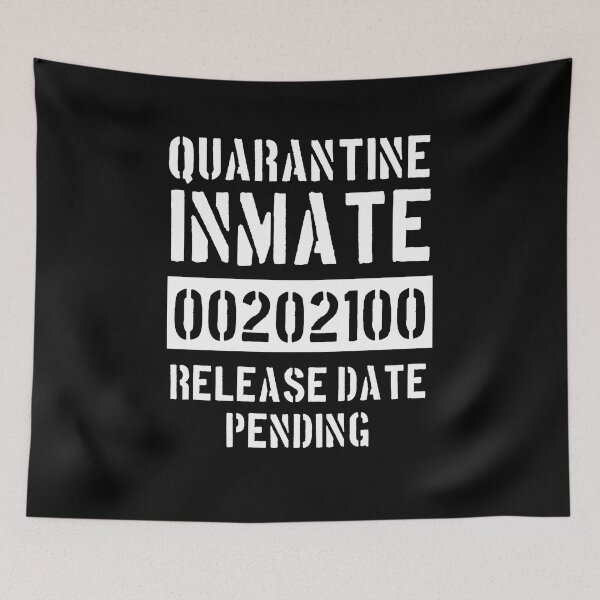 Item preview, Lockdown Quarantine Inmate Prisoner Funny Party Costume designed and sold by RainbowPandas.