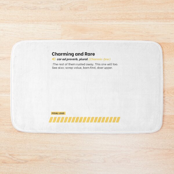 Item preview, Charming and Rare - funny, classified ad car buying proverbs defined designed and sold by PedalLoud.