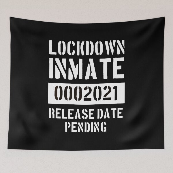 Item preview, Lockdown Quarantine Inmate Prisoner Funny Halloween 2021 designed and sold by RainbowPandas.