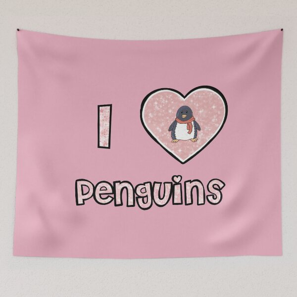 Item preview, I Love Penguins designed and sold by RoserinArt.