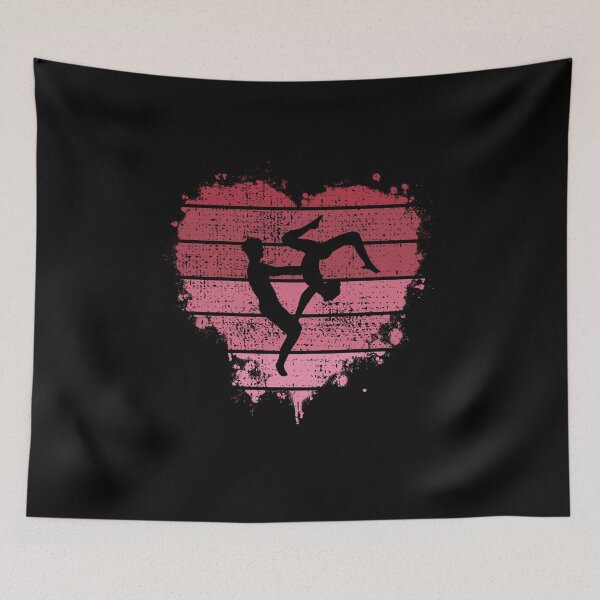 Item preview, Acroyoga Vintage Heart Gift For Valentine's Day designed and sold by JokeGysen.