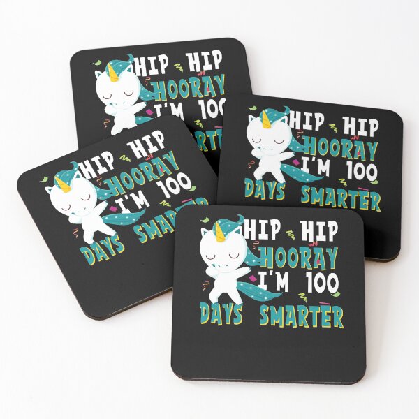 Item preview, 100 Days of school Hip Hooray Dab unicorn kids teacher Gift designed and sold by aubb7.