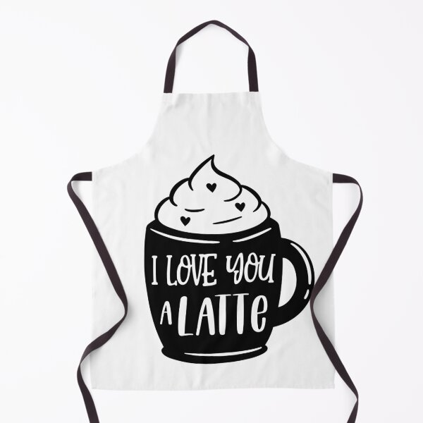Item preview, I Love You A Latte Funny Valentine Pun designed and sold by MiscelChr.