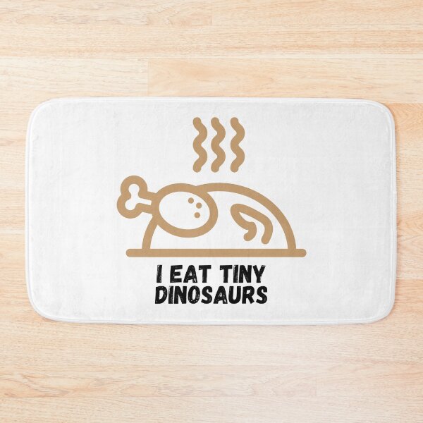 Item preview, I Eat Tiny Dinosaurs Funny Cooking Gift for Cooks Who Like to Prepare and Eat Chicken designed and sold by Nathalie Aynié.