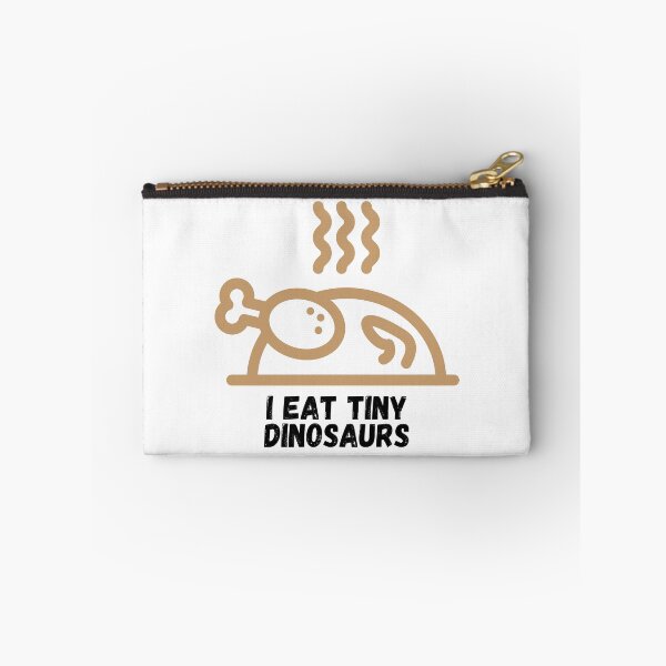 Artikelvorschau, Ich esse kleine Dinosaurier Lustiges Kochgeschenk für Köche, die gerne Hühnchen zubereiten und essen entworfen und verkauft von Nathalie Aynié.