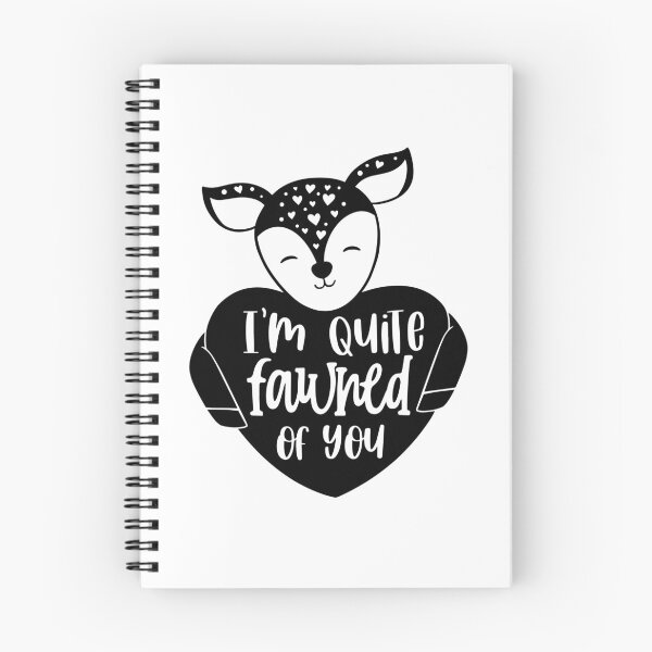 Item preview, I'm Quite Fawned of You Funny Valentine Pun designed and sold by MiscelChr.
