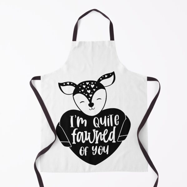 Item preview, I'm Quite Fawned of You Funny Valentine Pun designed and sold by MiscelChr.