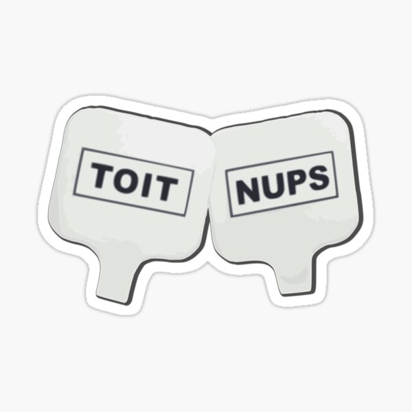 Toit Nups Sticker