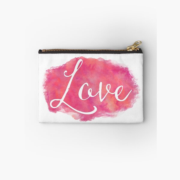 Item preview, Love Pink Watercolor Motivational Quote designed and sold by SilverSpiral.