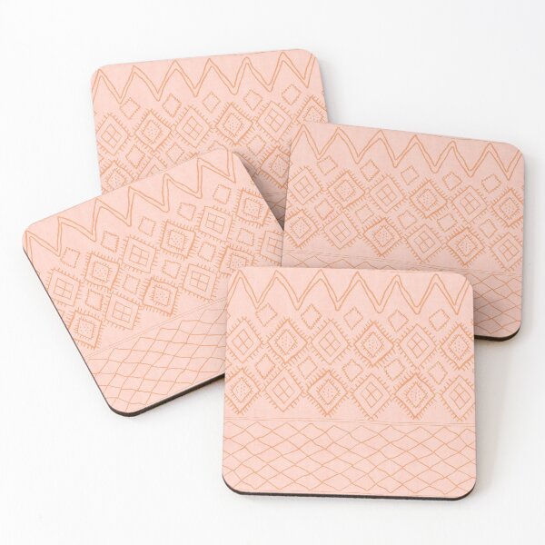 Item preview, Beni Moroccan Print in Peach designed and sold by House of Haha.