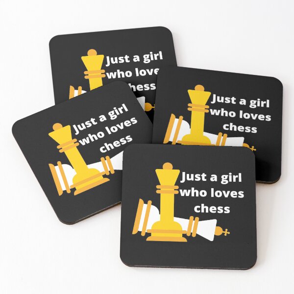 Item preview, Just a girl who loves chess designed and sold by My-Queens-Store.