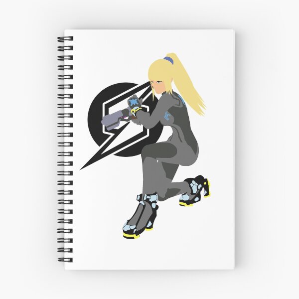 Item preview, Zero Suit Samus Vector/Minimalist (Black Outfit, Black Logo) designed and sold by Alseias.