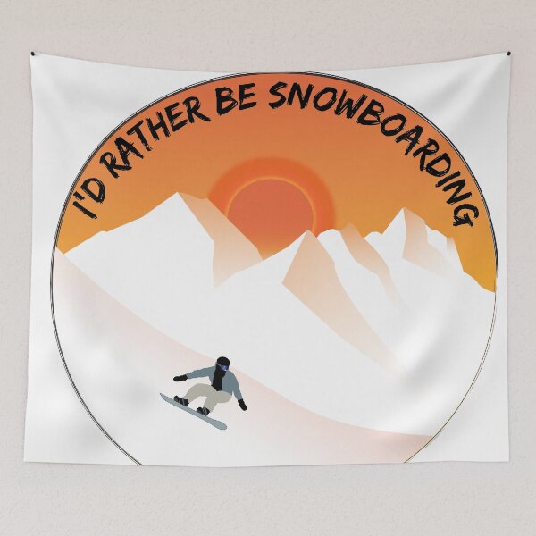 Item preview, I'd rather be snowboarding designed and sold by ArtbyAnnushka.