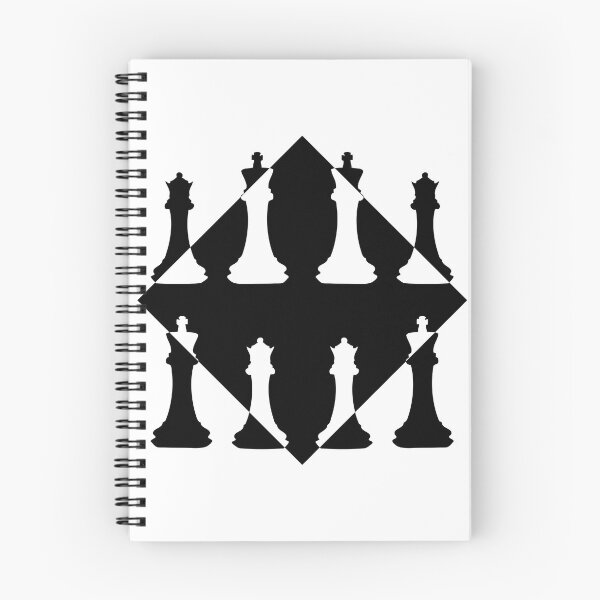 Item preview, Chess Diamond Pattern Queen King Black White designed and sold by Harlake.