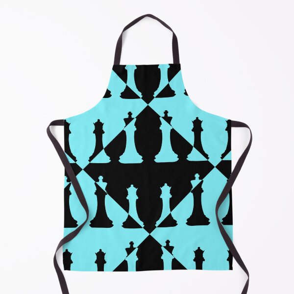 Item preview, Chess Diamond Pattern Queen King Black White designed and sold by Harlake.