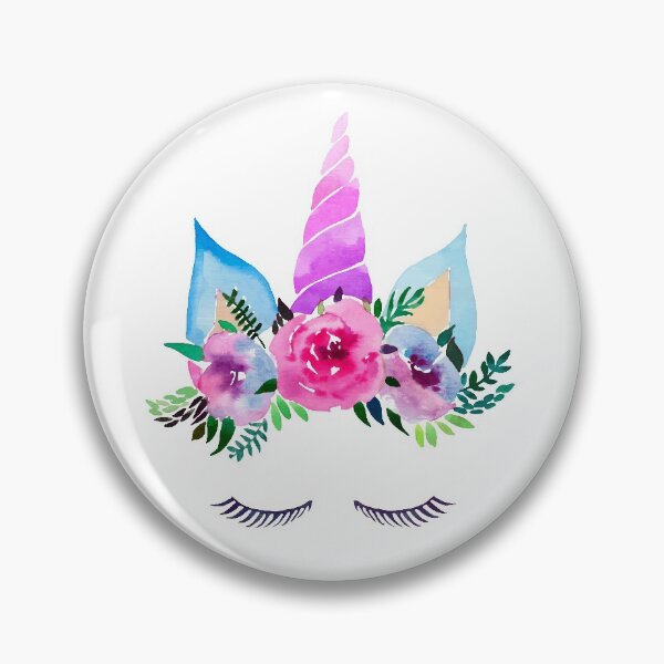 Item preview, Unicorn with Flower Crown designed and sold by StudioKaufmann.