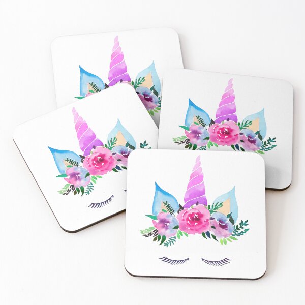 Item preview, Unicorn with Flower Crown designed and sold by StudioKaufmann.