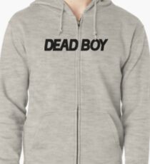 DEAD BOY BLACK Zipped Hoodie