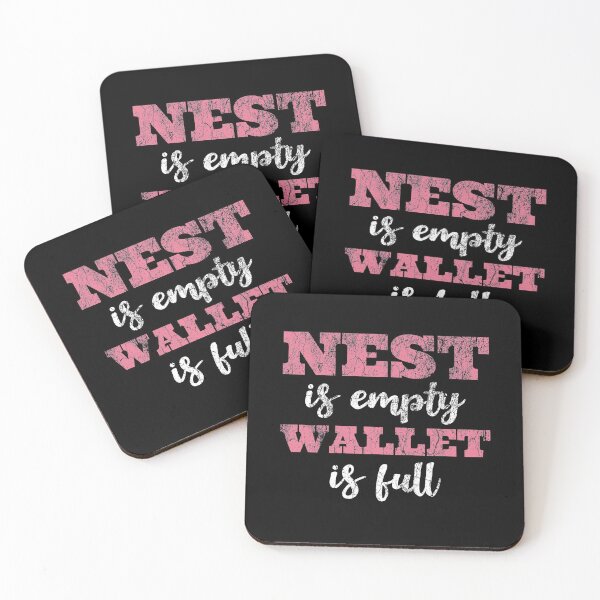 Item preview, Pink Empty Nest - Nest Is Empty - Wallet Is Full designed and sold by WonderWear.