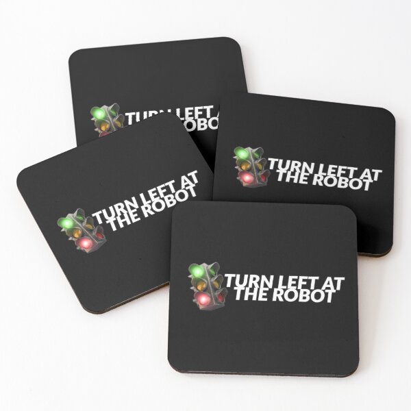 Item preview, Turn left at the robot - South African Saying designed and sold by arendbotha.