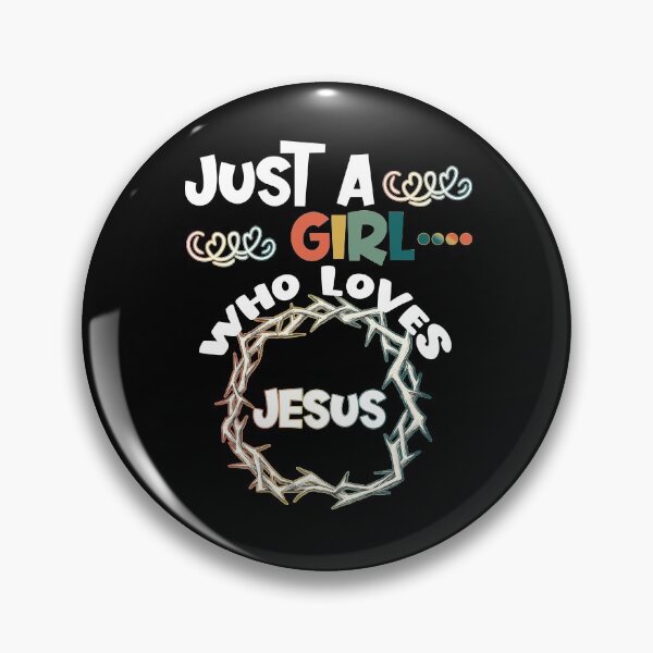 Item preview, Just a Girl who Loves Jesus Christian Faith Believer Souvenirs designed and sold by Nzgiftsandmore.