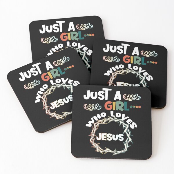 Item preview, Just a Girl who Loves Jesus Christian Faith Believer Souvenirs designed and sold by Nzgiftsandmore.