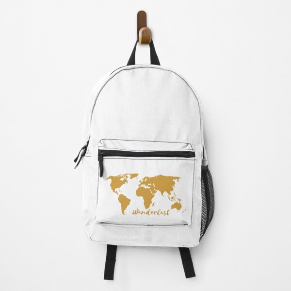 Item preview, Wanderlust World Map designed and sold by printhappy.