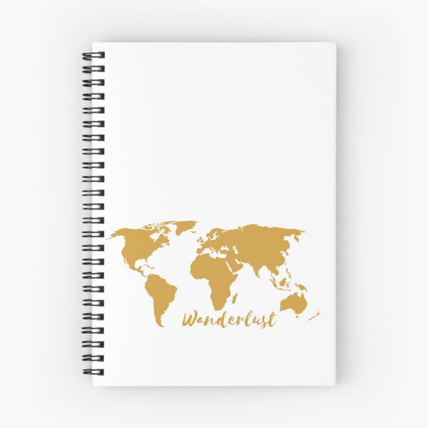 Item preview, Wanderlust World Map designed and sold by printhappy.