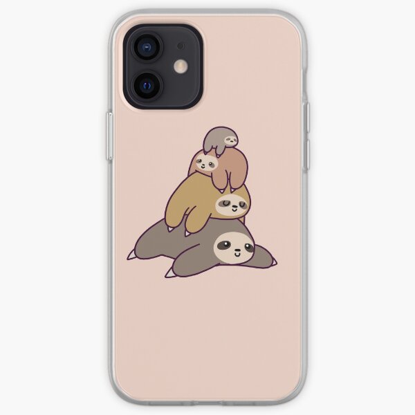 Sloth Stack iPhone Soft Case