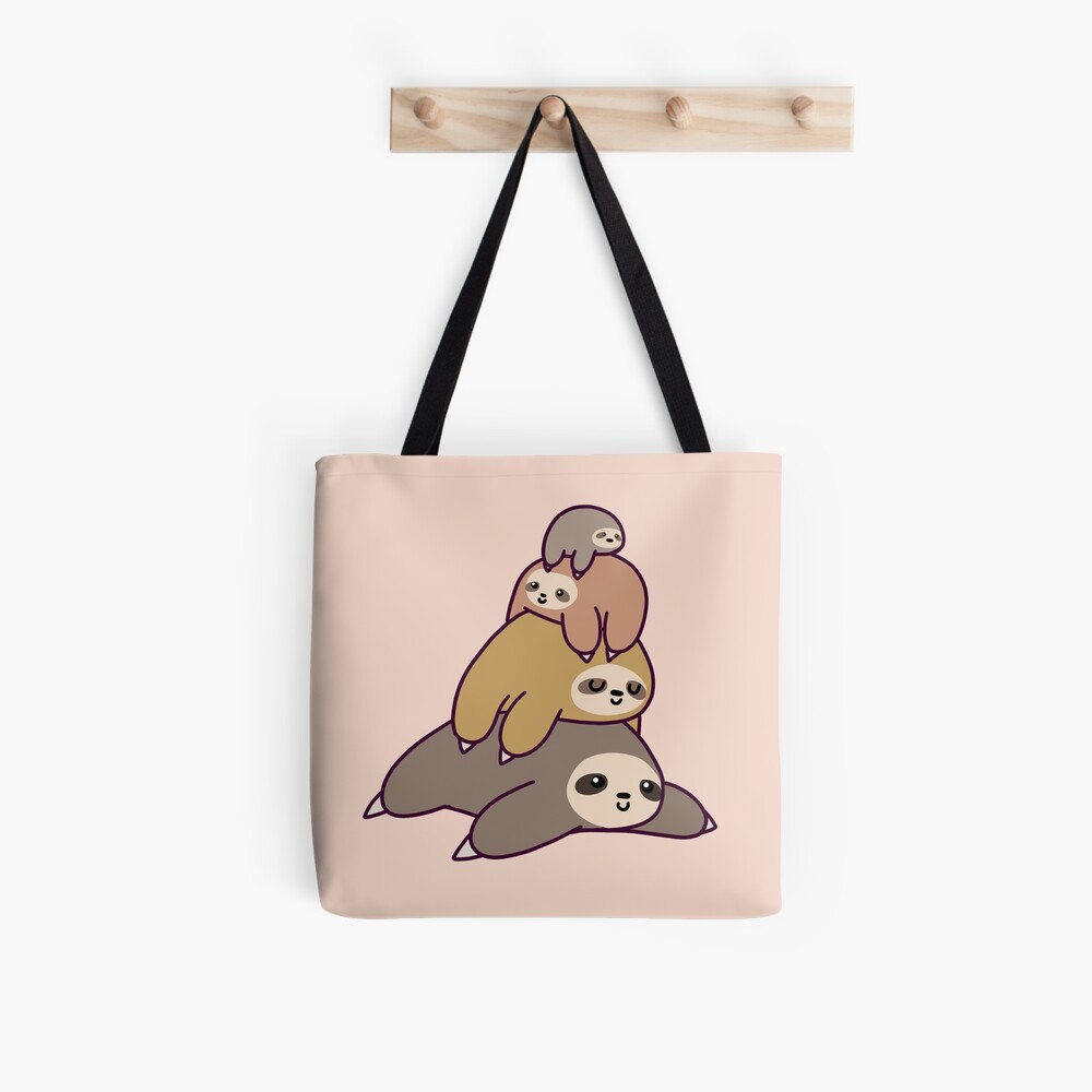 Sloth Stack Tote Bag