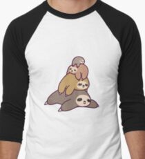 Sloth Stack Baseball ¾ Sleeve T-Shirt