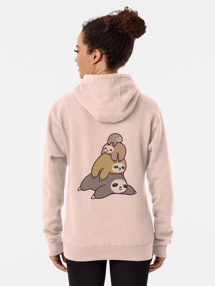 Cute sloth outlet hoodie