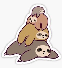 Sloth Stack Sticker