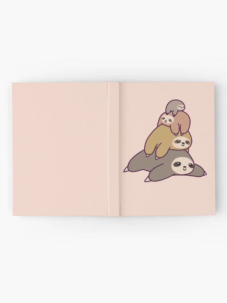 Thumbnail 2 of 3, Journal, Sloth Stack designed and sold by SaradaBoru.