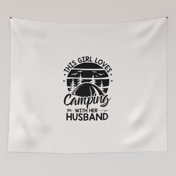 Item preview, This girl loves camping with her husband designed and sold by DR-STORE.
