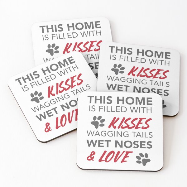 Item preview, This Home is Filled with Wagging Tails & Wet Noses ! Gift for Dog Lover designed and sold by MousDesign.