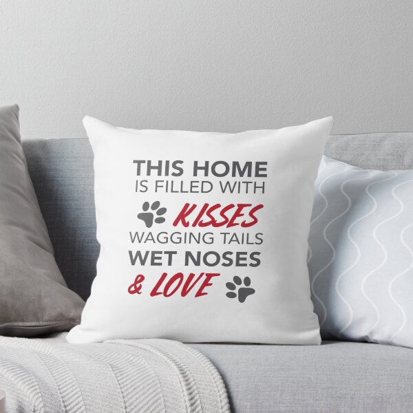 Item preview, This Home is Filled with Wagging Tails & Wet Noses ! Gift for Dog Lover designed and sold by MousDesign.