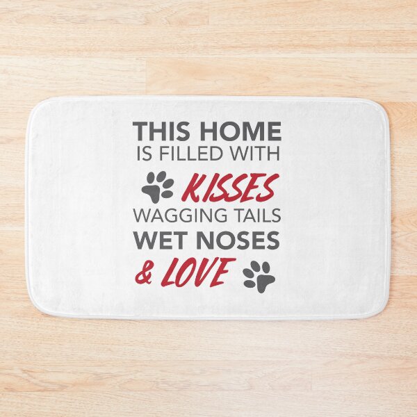 Item preview, This Home is Filled with Wagging Tails & Wet Noses ! Gift for Dog Lover designed and sold by MousDesign.