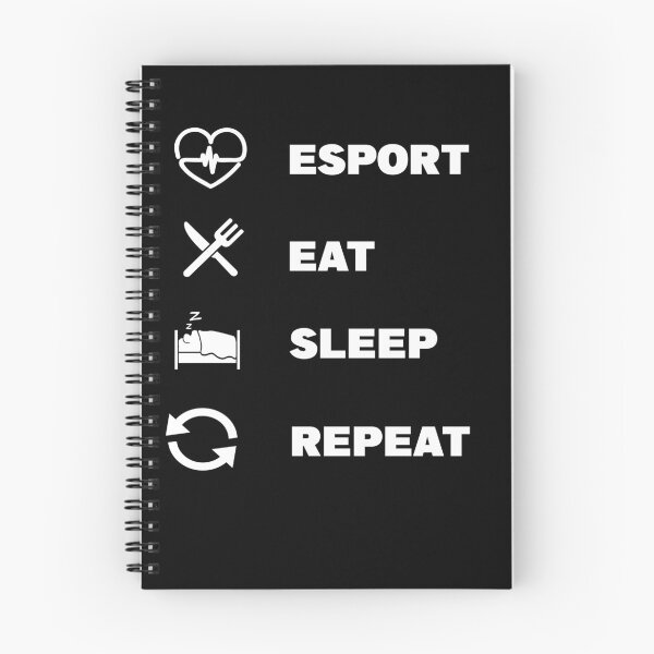Item preview, Esport Eat Sleep Game Repeat designed and sold by kaoutaren.