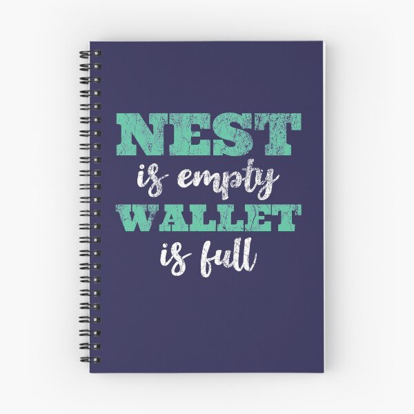 Item preview, Aquamarine Empty Nest - Nest Is Empty - Wallet Is Full designed and sold by WonderWear.