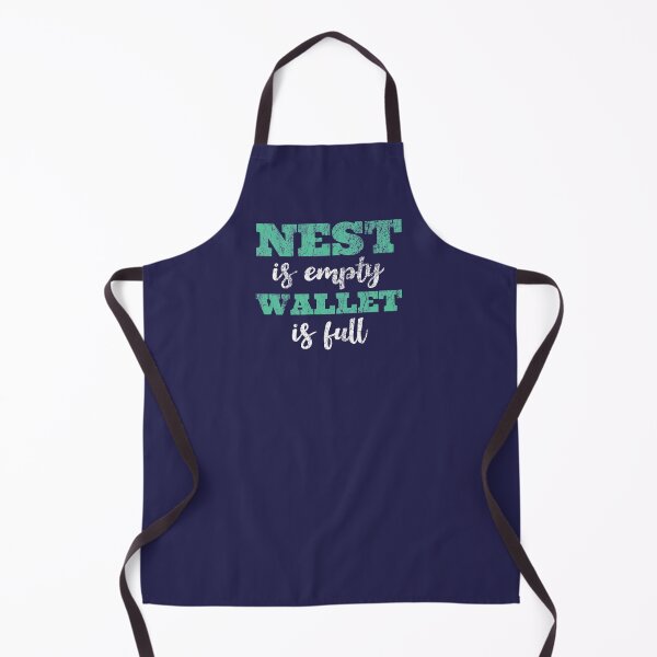 Item preview, Aquamarine Empty Nest - Nest Is Empty - Wallet Is Full designed and sold by WonderWear.