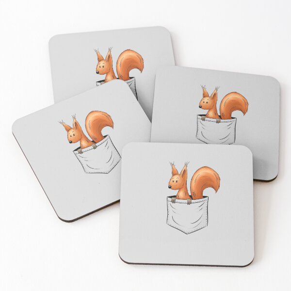 Item preview, Wildlife Funny Cute Red Squirrel In Your Pocket designed and sold by Skizzenmonster.