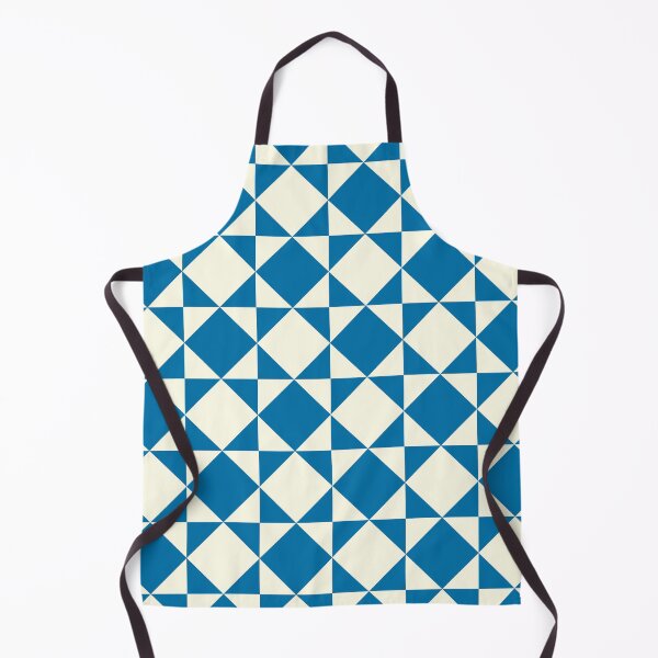 Item preview, Blue and off-white geometric pattern designed and sold by DrawingBoard.