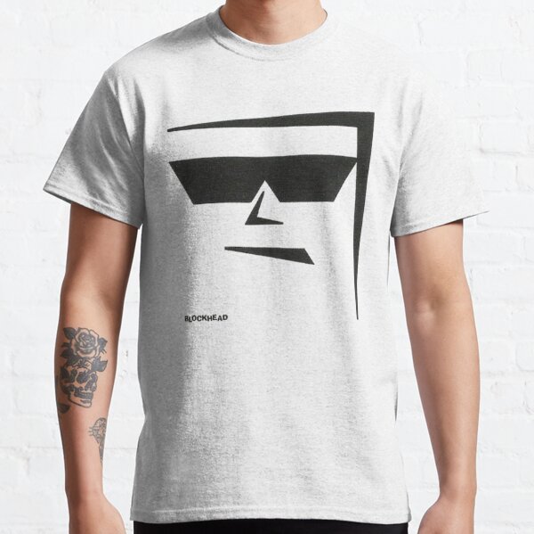 Face, blockhead skateboard t shirt design  Classic T-Shirt