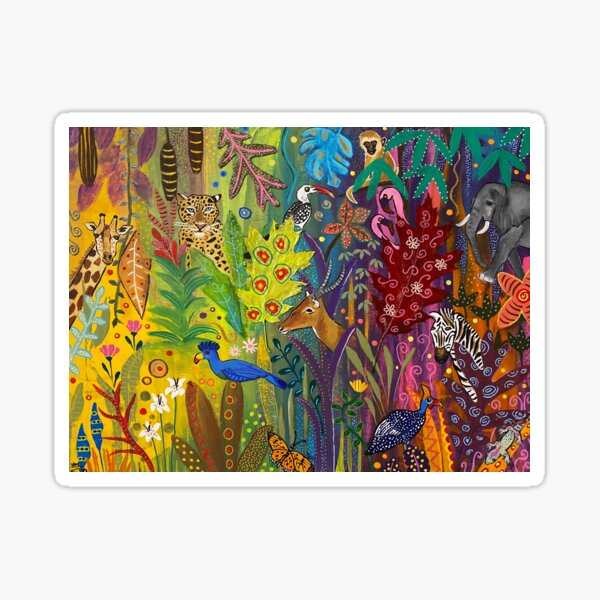 African Rainforest Sticker