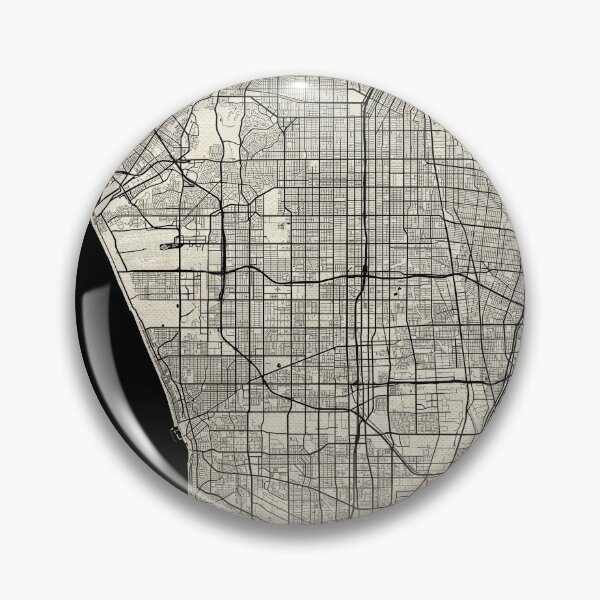 Item preview, Los Angeles USA Vintage Street Map With Co-ordinates designed and sold by RossWilson12.